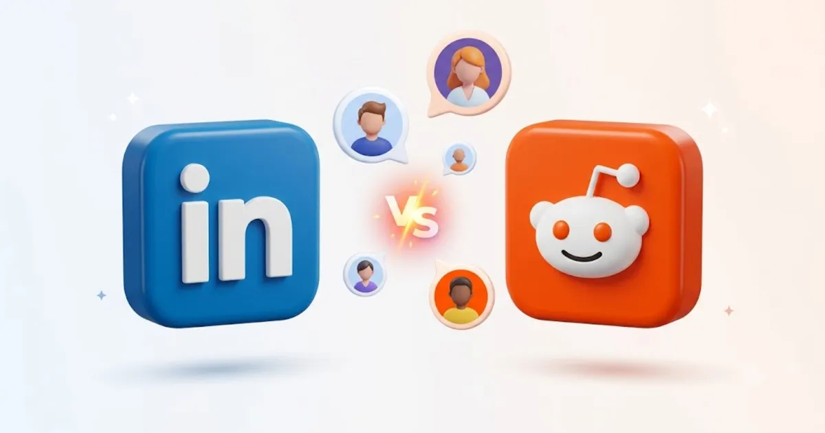 LinkedIn vs Reddit for SaaS Lead Generation: Where Founders Actually Find Their First 100 Customers