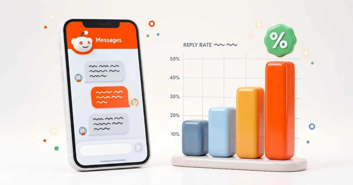 Reddit DM Benchmarks 2026: What We Learned Measuring 5,756 Real Conversations