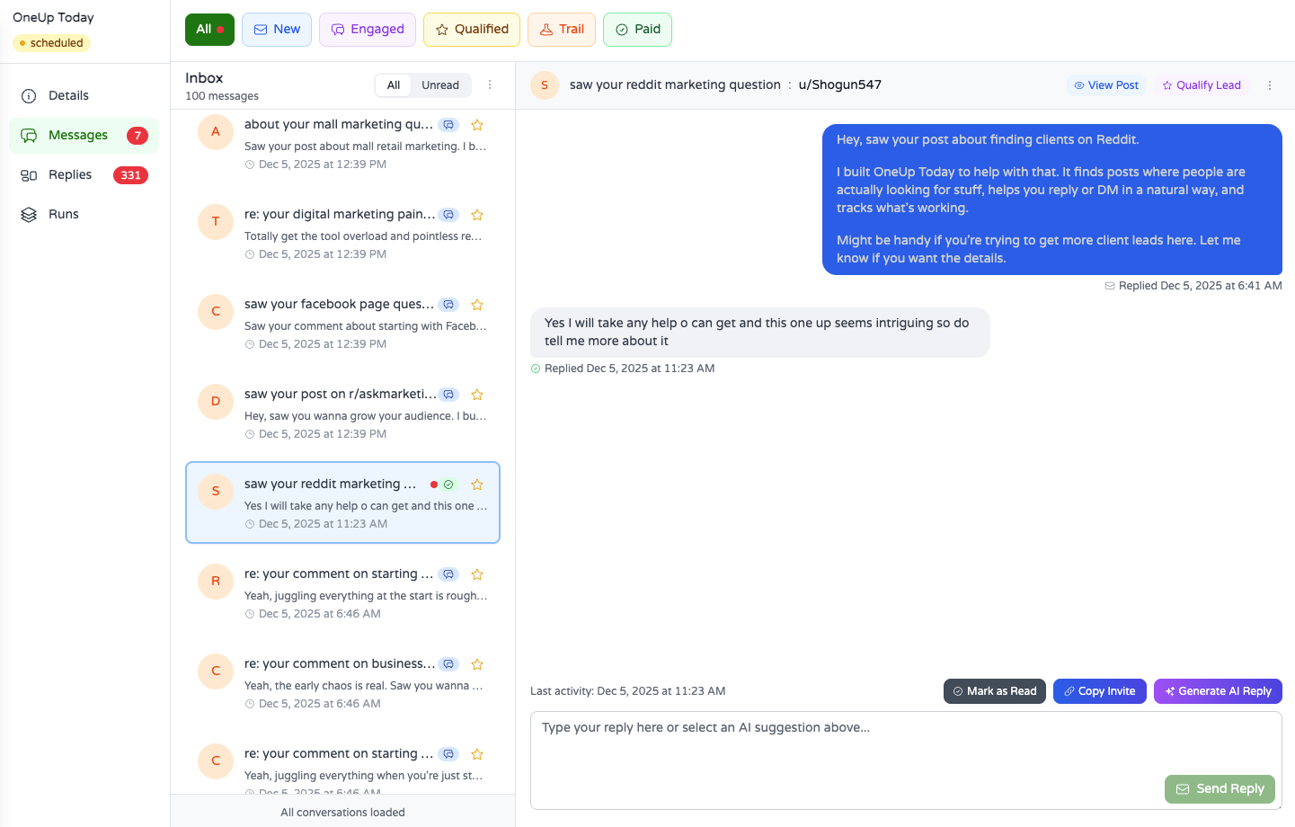 Customer conversation 4